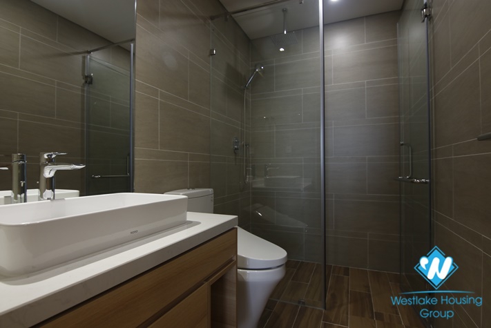 A brand new 2 bedroom with good view apartment for rent in Skypark Cau Giay.